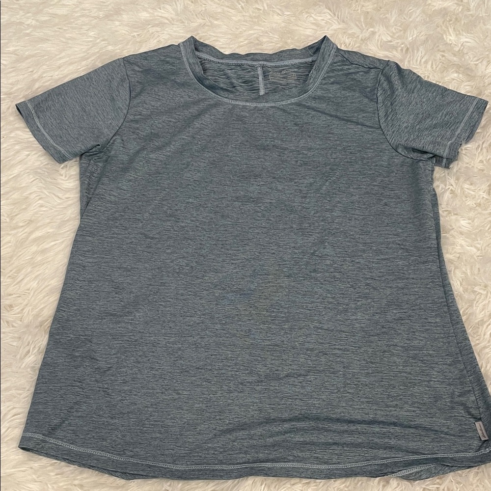 Eddie Bauer Heather Gray Women's Short Sleeve Tee